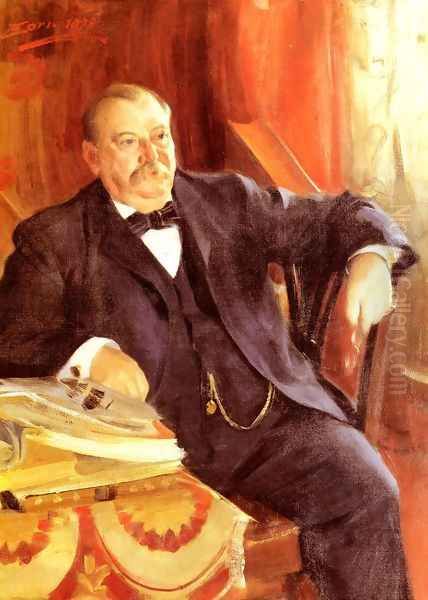 President Grover Cleveland Oil Painting by Anders Zorn