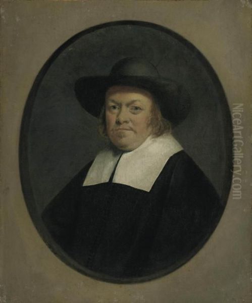 Portrait Of A Gentleman Oil Painting by Gerard Terborch