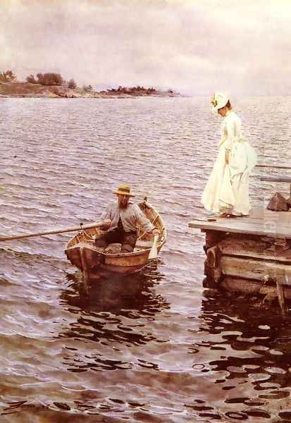 Sommarnoje Oil Painting by Anders Zorn