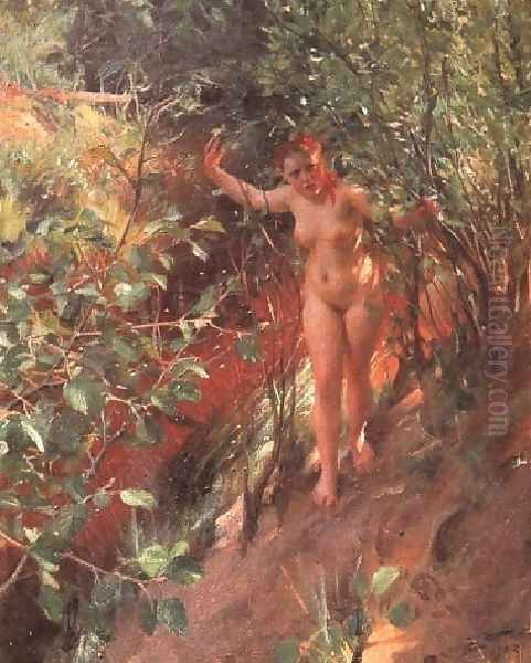 Röd sand (Red sand) Oil Painting by Anders Zorn