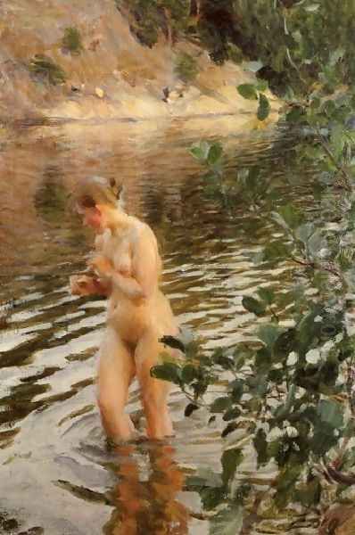 Frileuse Oil Painting by Anders Zorn