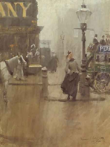 Impressions de Londres (Impressions of London) Oil Painting by Anders Zorn