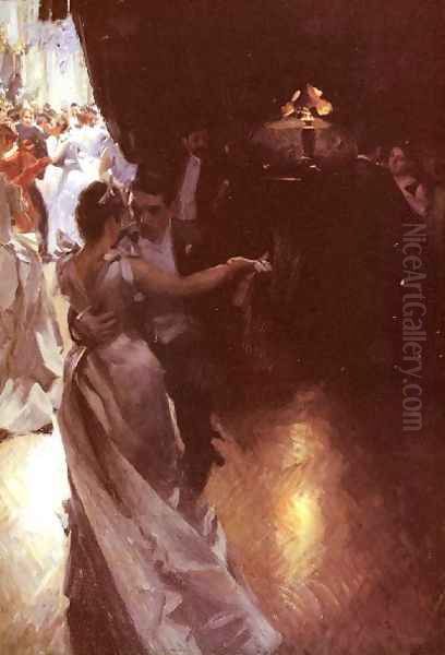 Valsen Oil Painting by Anders Zorn