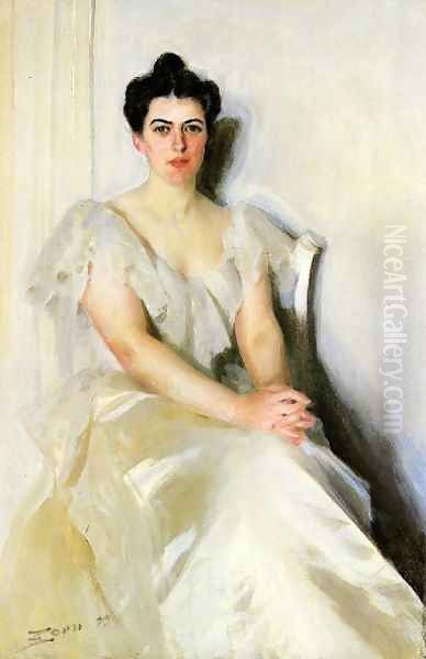 Frances Cleveland Oil Painting by Anders Zorn