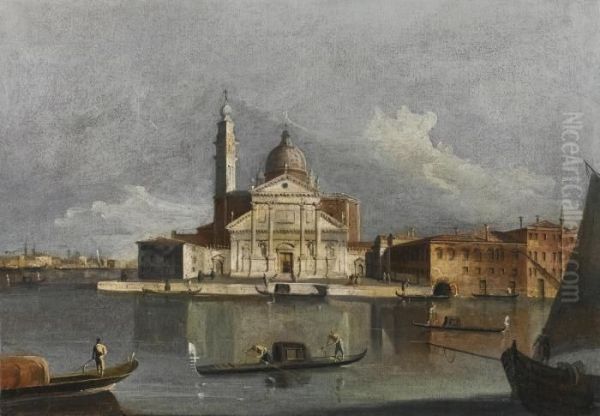 Venice, A View Of San Giorgio Maggiore From Across The Bacino by Francesco Tironi