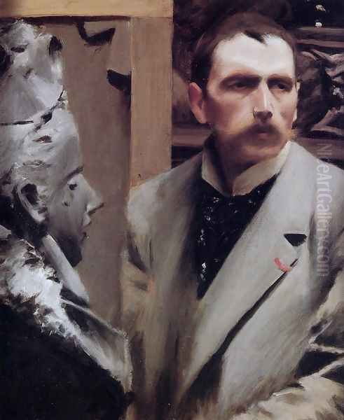 Self Portrait Oil Painting by Anders Zorn