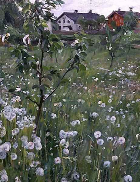 Dandelions Oil Painting by Anders Zorn