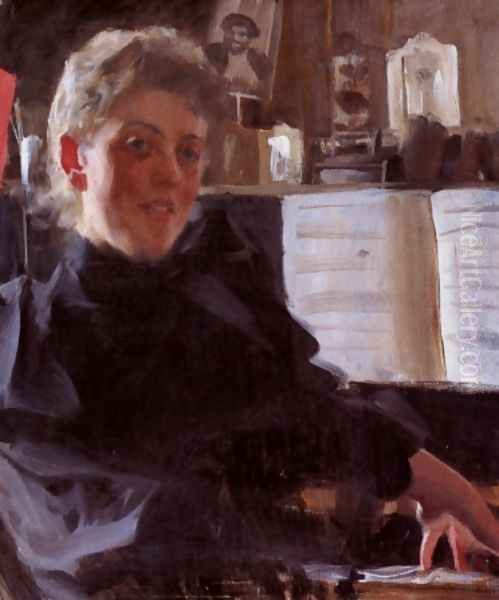 Augusta Gran Oil Painting by Anders Zorn