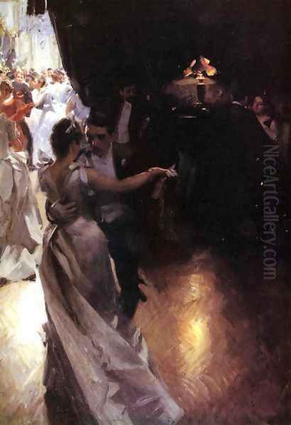 Valser Oil Painting by Anders Zorn