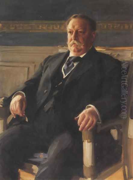 William Howard Taft 1911 Oil Painting by Anders Zorn