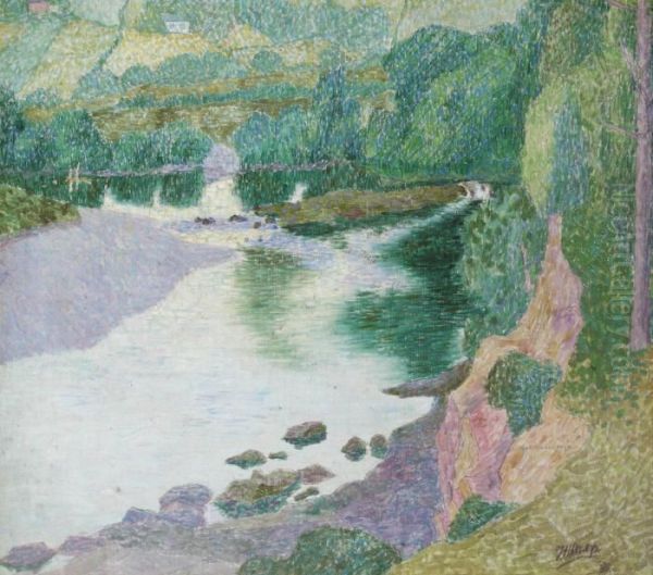 A Summer Landscape, England Oil Painting by Jan Toorop