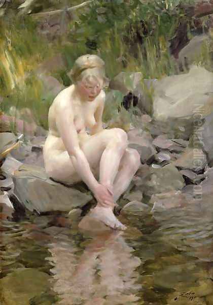 Dagmar Oil Painting by Anders Zorn