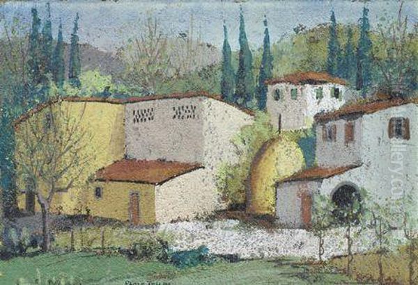 Paesaggio Oil Painting by Paolo Toschi