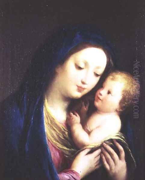 Madonna and Child Oil Painting by Francesco Zuccarelli