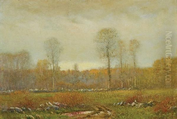 After Showers Oil Painting by Dwight William Tryon