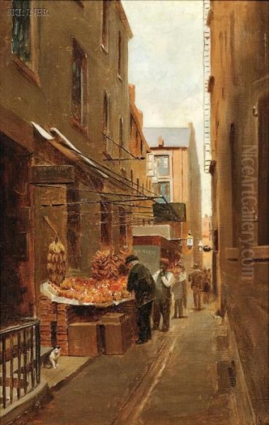 Change Avenue Oil Painting by Charles Henry Turner