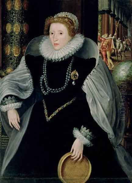 Portrait of Queen Elizabeth I (1533-1603) in Ceremonial Costume Oil Painting by Federico Zuccaro