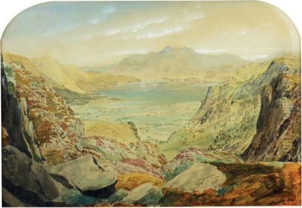 Vue Du Lac De Keswick Oil Painting by William Turner