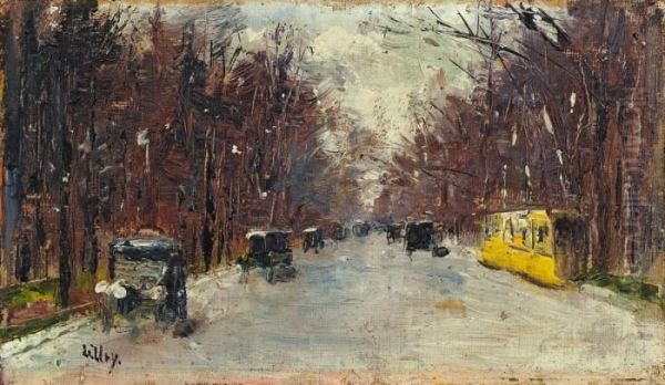 Hofjagerallee Im Tiergarten Oil Painting by Lesser Ury