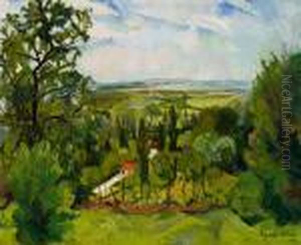 Paysage Oil Painting by Suzanne Valadon