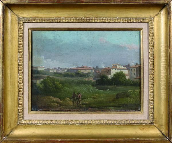 paysage D'italie Oil Painting by Jan Frans Van Bloemen (Orizzonte)