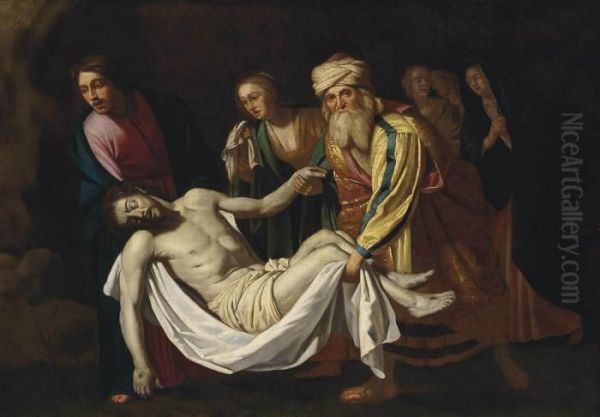 The Entombment Oil Painting by Jan Van Bijlert