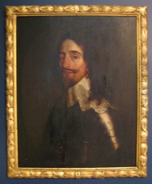 Portrait Of Charles I Oil Painting by Cornelius Jonson