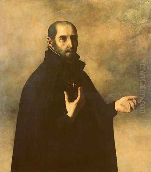 St.Ignatius Loyola Oil Painting by Francisco De Zurbaran