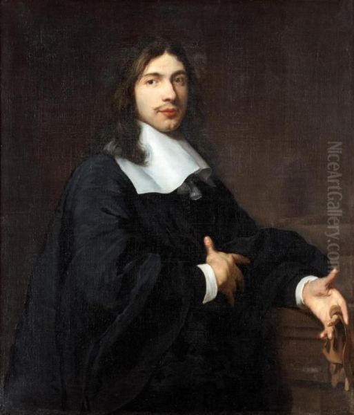 Portrait Of A Man Oil Painting by Bartholomeus Van Der Helst