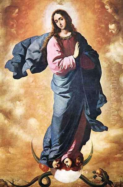 Immaculate Conception Oil Painting by Francisco De Zurbaran