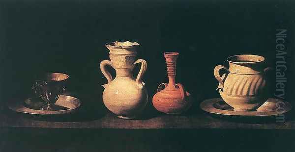 Still life Oil Painting by Francisco De Zurbaran