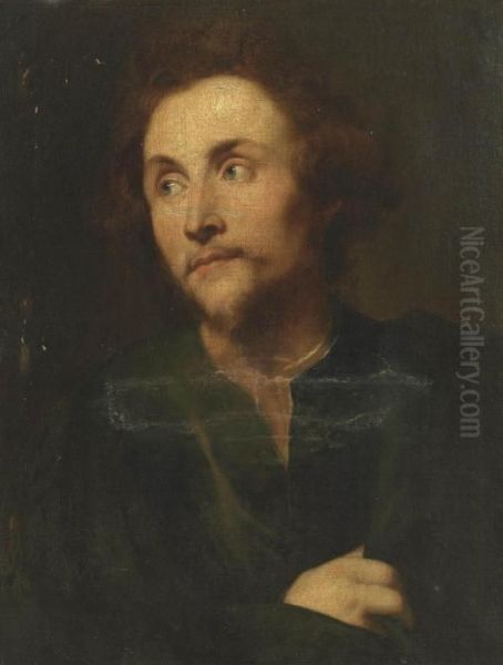 Head Study Of A Man Oil Painting by Sir Anthony Van Dyck