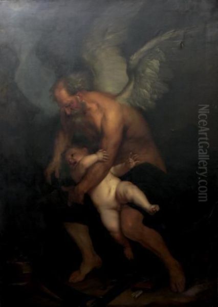 Le Temps Ravissant L'amour Oil Painting by Sir Anthony Van Dyck