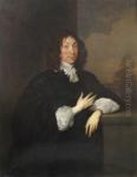 Portrait Of Gentleman Of The Strode Family, Possibly Sir John Strode Oil Painting by Sir Anthony Van Dyck