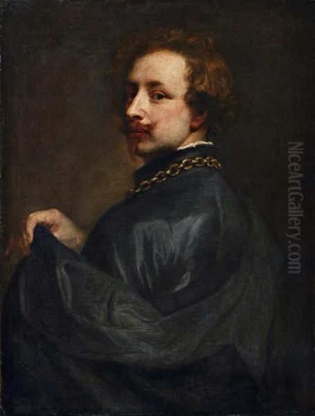 Selbstbildnis Oil Painting by Sir Anthony Van Dyck