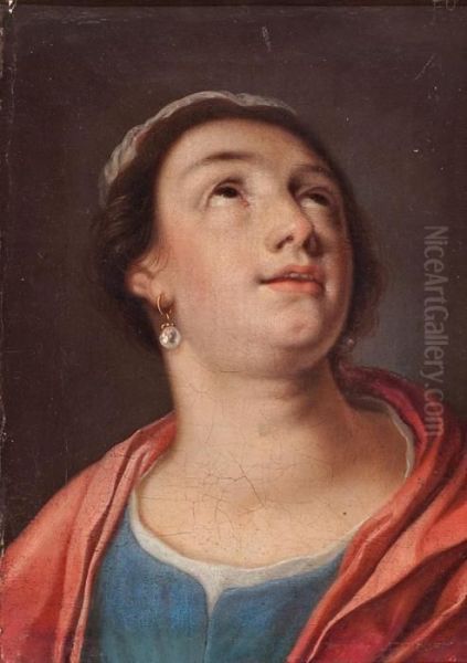 Busto De Una Joven Oil Painting by Cornelis Cornelisz Van Haarlem