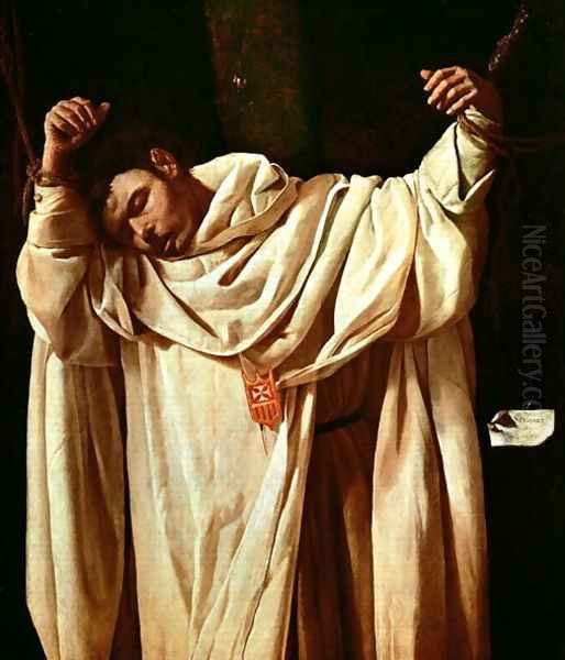 Beato Serapio, 1628 Oil Painting by Francisco De Zurbaran