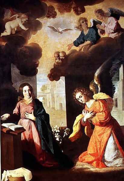 The Annunciation Oil Painting by Francisco De Zurbaran