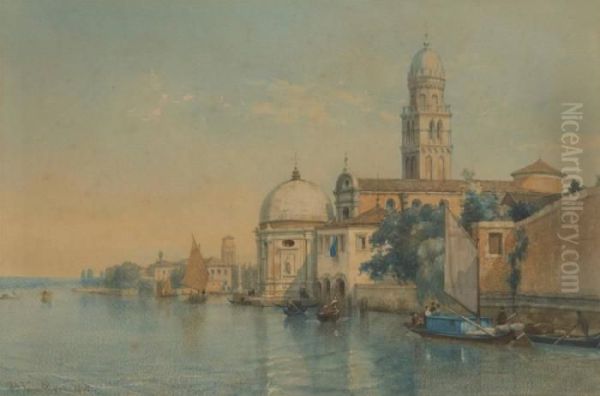 Vue De Venise Oil Painting by Jean Baptiste van Moer