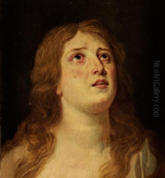 Bildnis Der Heiligen Maria Magdalena Oil Painting by Pieter van Mol