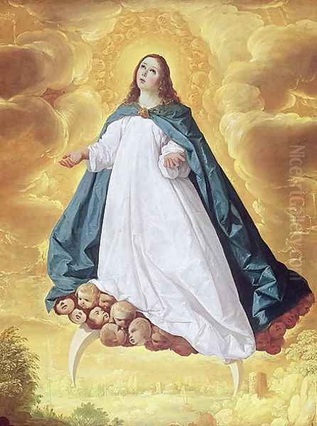 The Immaculate Conception, c.1628-30 Oil Painting by Francisco De Zurbaran