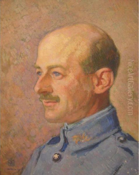 Portrait Of Jean Schlumberger (1877-1968) Oil Painting by Theo van Rysselberghe