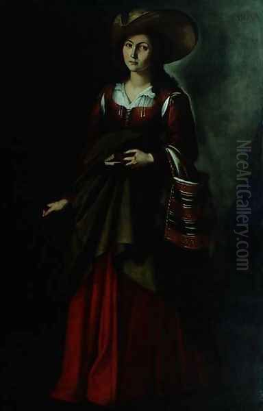 St. Marina Oil Painting by Francisco De Zurbaran