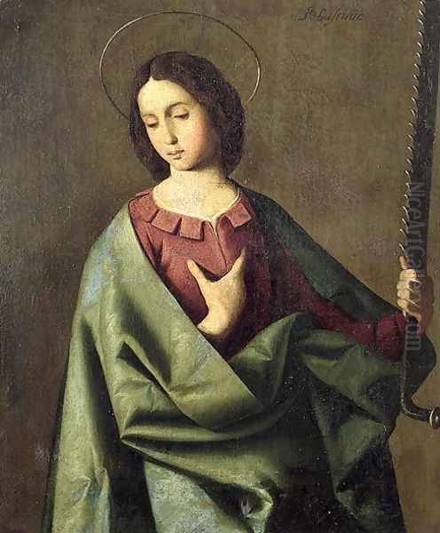 St. Euphemia Oil Painting by Francisco De Zurbaran