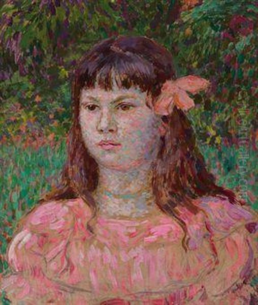 Sylvie Lacombe Oil Painting by Theo van Rysselberghe