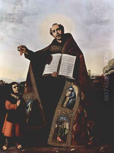 St. Romanus and St. Barulas of Antioch Oil Painting by Francisco De Zurbaran