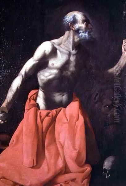 St. Jerome Oil Painting by Francisco De Zurbaran