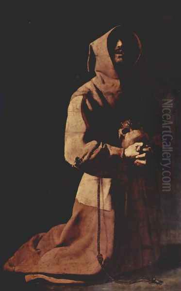 St. Francis (3) Oil Painting by Francisco De Zurbaran