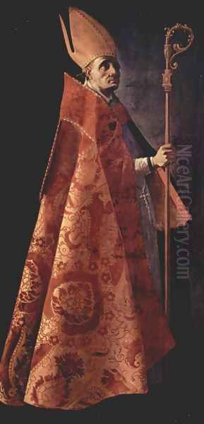 St. Ambrosius Oil Painting by Francisco De Zurbaran