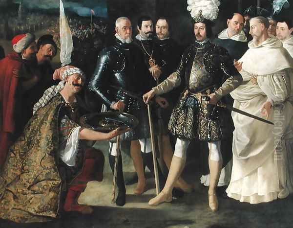 The Surrender of the Keep, 1629 Oil Painting by Francisco De Zurbaran